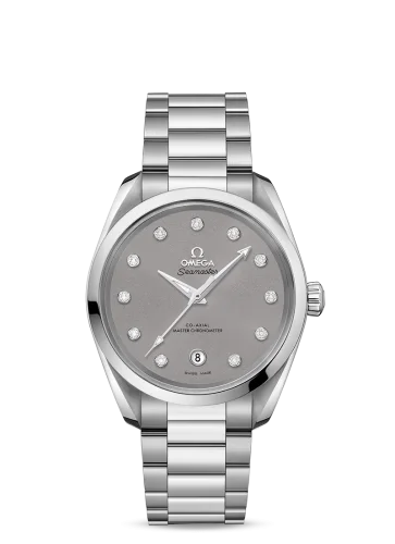 Omega - 220.10.38.20.56.001 Seamaster Aqua Terra 150M Master Chronometer 38 Stainless Steel / Grey / Bracelet