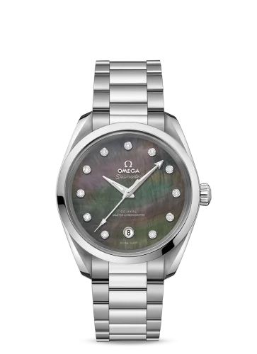 Omega - 220.10.38.20.57.001 Seamaster Aqua Terra 150M Master Chronometer 38 Stainless Steel / Grey MOP / Bracelet