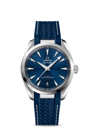 Omega - 220.12.38.20.03.001 Seamaster Aqua Terra 150M Master Chronometer 38 Stainless Steel / Blue / Rubber