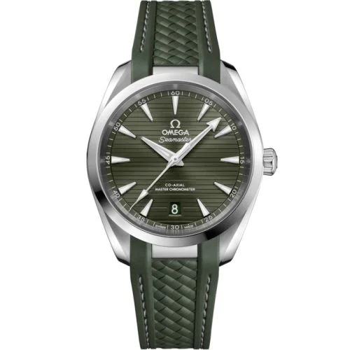 Omega - 220.12.38.20.10.001 Seamaster Aqua Terra 150M Master Chronometer 38 Stainless Steel / Green / Rubber