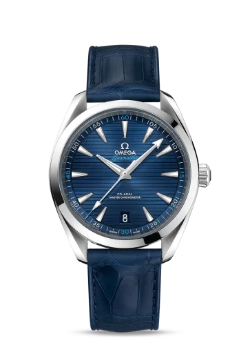 Omega - 220.13.41.21.03.001 Seamaster Aqua Terra 150M Master Chronometer 41 Stainless Steel / Blue / Alligator