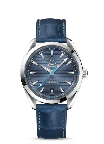 Omega - 220.13.41.21.03.002 Seamaster Aqua Terra 150M Master Chronometer 41 Stainless Steel / Blue / Alligator