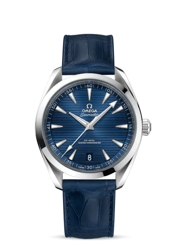 Omega - 220.13.41.21.03.003 Seamaster Aqua Terra 150M Master Chronometer 41 Stainless Steel / Blue / Alligator