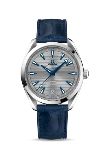 Omega - 220.13.41.21.06.001 Seamaster Aqua Terra 150M Master Chronometer 41 Stainless Steel / Grey / Alligator