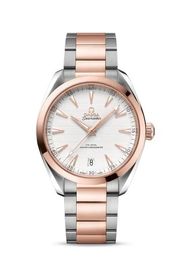 Omega - 220.20.41.21.02.001 Seamaster Aqua Terra 150M Master Chronometer 41 Stainless Steel / Sedna Gold / Silver / Bracelet