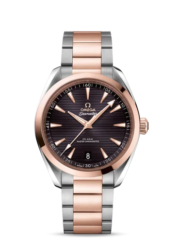 Omega - 220.20.41.21.06.001 Seamaster Aqua Terra 150M Master Chronometer 41 Stainless Steel / Sedna Gold / Grey / Bracelet