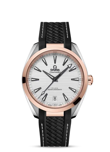 Omega - 220.22.41.21.02.001 Seamaster Aqua Terra 150M Master Chronometer 41 Stainless Steel / Sedna Gold / Silver / Rubber