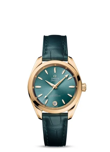 Omega Omega - 220.53.34.20.10.001 Seamaster Aqua Terra 150M Master Chronometer 34 Moonshine Gold / Grey