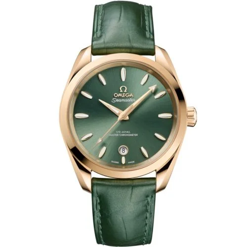 Omega - 220.53.38.20.10.001 Seamaster Aqua Terra 150M Shades Master Chronometer 38 Moonshine Gold / Green