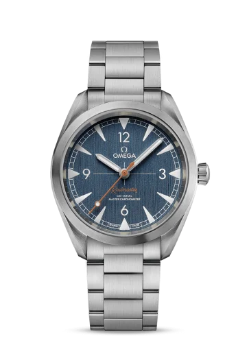Omega - 220.10.40.20.03.001 Railmaster Omega Co-Axial Master Chronometer 40 Stainless Steel / Blue / Bracelet