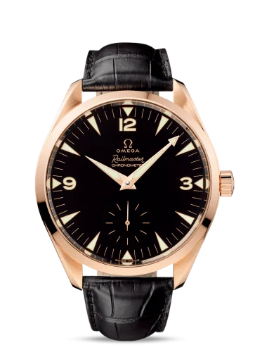 Omega - 221.53.49.10.01.001 Seamaster Aqua Terra 150M Hand Wound 49.2 Railmaster Red Gold / Brown Alligator