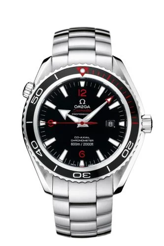 Omega - 222.30.46.20.01.002 Seamaster Planet Ocean 600M Co-Axial 45.5 Stainless Steel / Black / Bracelet / Product Red