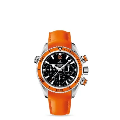 Omega - 222.32.38.50.01.003 Seamaster Planet Ocean 600M Co-Axial 37.5 Chronograph Stainless Steel / Orange / Rubber