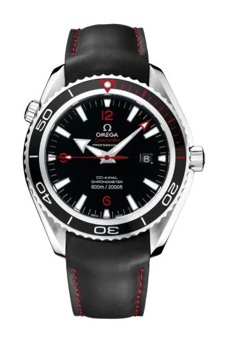Omega - 222.32.46.20.01.001 Seamaster Planet Ocean 600M Co-Axial 45.5 Stainless Steel / Black / Rubber / Product Red