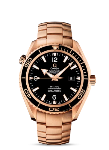 Omega - 222.60.46.20.01.001 Seamaster Planet Ocean 600M Co-Axial 45.5 Red Gold / Black / Bracelet