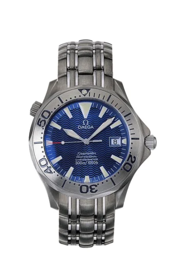 Omega - 2231.80.00 Seamaster Diver 300M Automatic 41 Titanium / Electric Blue / Bracelet