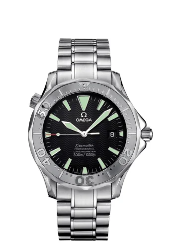 Omega - 2233.50.00 Seamaster Diver 300M Automatic 41 Stainless Steel / White Gold / Black / Panama