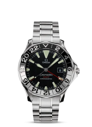 Omega Seamaster Diver 300M Automatic 41 GMT Stainless Steel / Black / Bracelet / 50th Anniversary