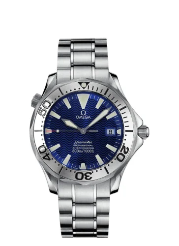 Omega - 2257.80.00 Seamaster Diver 300M Automatic 41 Stainless Steel / Electric Blue / Bracelet / Royal Navy