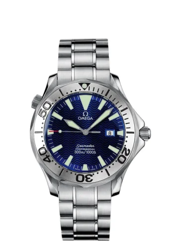 Omega - 2265.80.00 Seamaster Diver 300M Quartz 41 Stainless Steel / Electric Blue / Bracelet