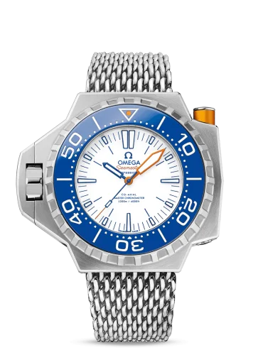 Omega - 227.90.55.21.04.001 Seamaster PloProf Co-Axial Master Chronometer Titanium / White / Blue