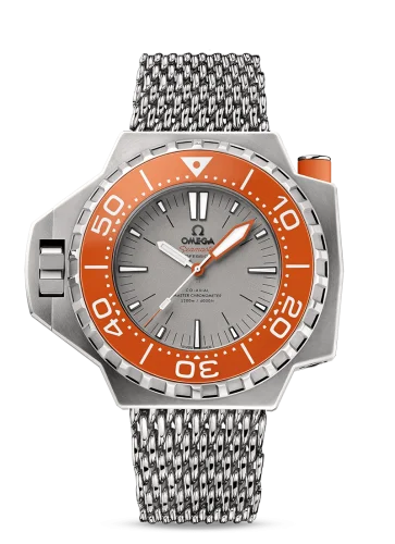 Omega - 227.90.55.21.99.002 Seamaster PloProf Co-Axial Master Chronometer Grey / Orange