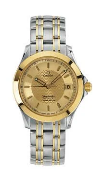 Omega - 2301.11.00 Seamaster 120M Automatic 36.25 Stainless Steel / Yellow Gold / Champagne