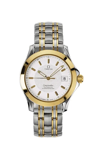 Omega - 2301.21.00 Seamaster 120M Automatic 36.25 Stainless Steel / Yellow Gold / White