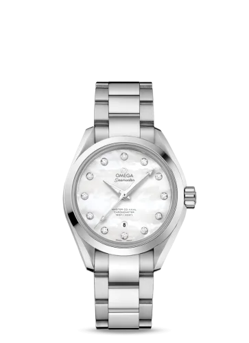 Omega - 231.10.34.20.55.002 Seamaster Aqua Terra 150M Master Co-Axial 34 Stainless Steel / MOP / Bracelet