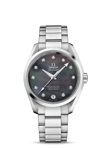 Omega - 231.10.39.21.57.001 Seamaster Aqua Terra 150M Master Co-Axial 38.5 Stainless Steel / Grey MOP / Bracelet