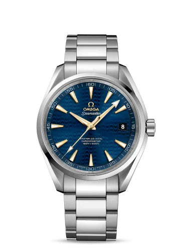 Omega - 231.10.42.21.03.006 Seamaster Aqua Terra 150m Master Co-Axial 41.5 Stainless Steel / Blue Waves / Bracelet