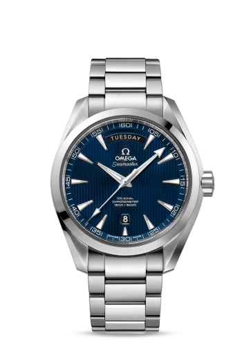 Omega - 231.10.42.22.03.001 Seamaster Aqua Terra 150m Co-Axial 41.5 Day-Date Stainless Steel / Blue / Bracelet