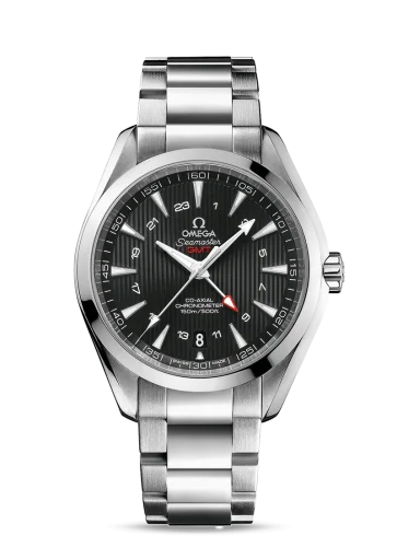 Omega - 231.10.43.22.01.001 Seamaster Aqua Terra 150M Co-Axial 43 GMT Stainless Steel / Black / Bracelet
