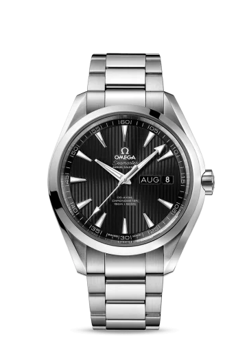 Omega - 231.10.43.22.01.002 Seamaster Aqua Terra 150M Co-Axial 43 Annual Calendar Stainless Steel / Black / Bracelet