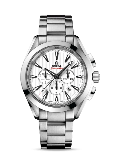 Omega - 231.10.44.50.04.001 Seamaster Aqua Terra 150M Co-Axial 44 Chronograph Co-Axial Stainless Steel / White / Bracelet