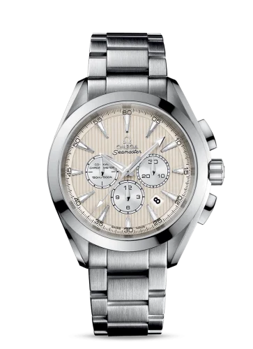 Omega - 231.10.44.50.09.001 Seamaster Aqua Terra 150M Co-Axial 44 Chronograph Stainless Steel / Ivory / Bracelet