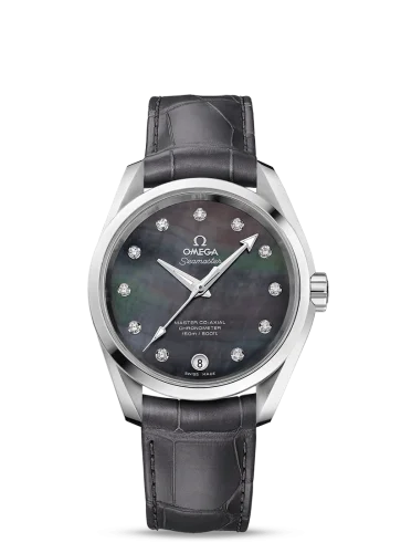 Omega - 231.13.39.21.57.001 Seamaster Aqua Terra 150M Master Co-Axial 38.5 Stainless Steel / Grey MOP