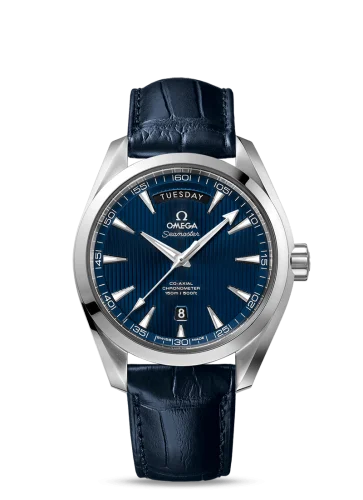 Omega - 231.13.42.22.03.001 Seamaster Aqua Terra 150m Co-Axial 41.5 Day-Date Stainless Steel / Blue