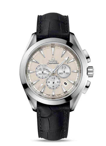 Omega - 231.13.44.50.09.001 Seamaster Aqua Terra 150M Co-Axial 44 Chronograph Stainless Steel / Ivory
