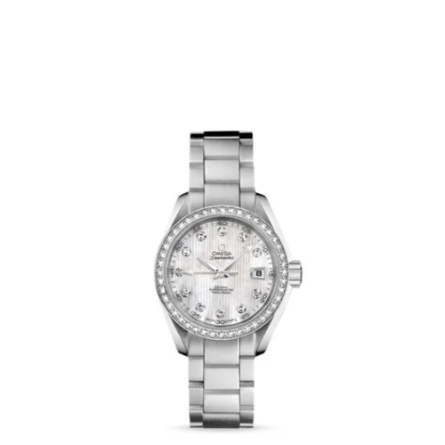 Omega - 231.15.30.20.55.001 Seamaster Aqua Terra 150M Co-Axial 30 Stainless Steel / Diamond / MOP / Bracelet