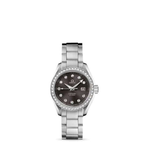 Omega Seamaster Aqua Terra 150M Quartz 30 Stainless Steel / Diamond / Grey / Bracelet