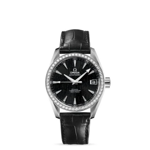 Omega - 231.18.39.21.51.001 Seamaster Aqua Terra 150M Co-Axial 38.5 Stainless Steel / Diamond / Black