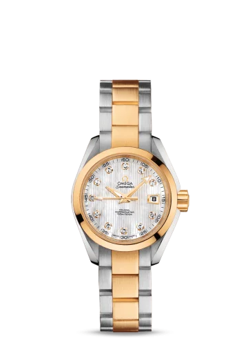 Omega - 231.20.30.20.55.002 Seamaster Aqua Terra 150M Co-Axial 30 Stainless Steel / Yellow Gold / MOP / Bracelet