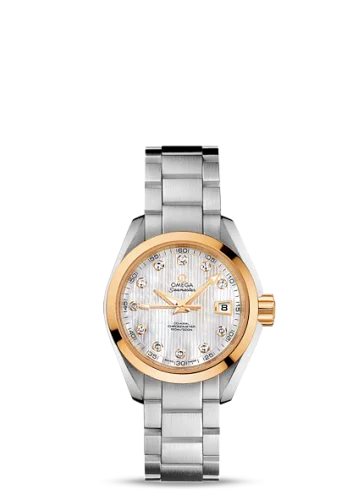 Omega - 231.20.30.20.55.004 Seamaster Aqua Terra 150M Co-Axial 30 Stainless Steel / Yellow Gold / MOP / Bracelet