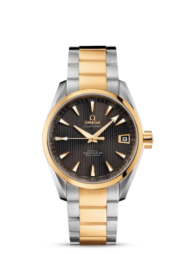 Omega - 231.20.39.21.06.002 Seamaster Aqua Terra 150M Co-Axial 38.5 Stainless Steel / Yellow Gold / Grey / Bracelet