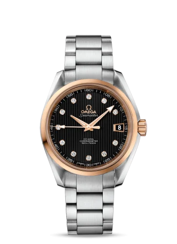 Omega - 231.20.39.21.51.003 Seamaster Aqua Terra 150M Co-Axial 38.5 Stainless Steel / Red Gold / Black / Bracelet