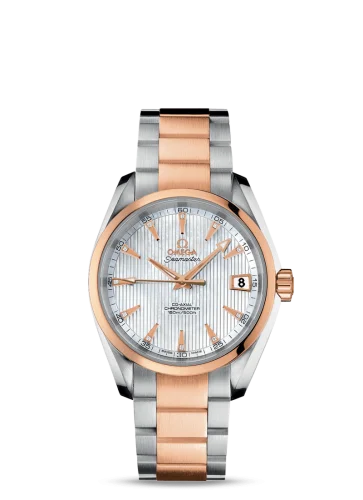 Omega - 231.20.39.21.55.001 Seamaster Aqua Terra 150M Co-Axial 38.5 Stainless Steel / Red Gold / MOP / Bracelet