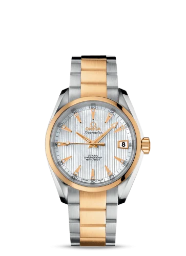 Omega - 231.20.39.21.55.002 Seamaster Aqua Terra 150M Co-Axial 38.5 Stainless Steel / Yellow Gold / MOP / Bracelet