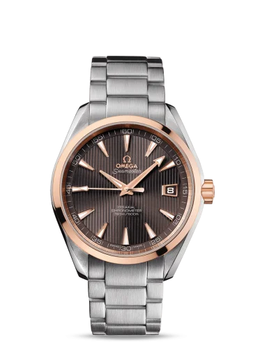 Omega - 231.20.42.21.06.002 Seamaster Aqua Terra 150M Co-Axial 41.5 Stainless Steel / Red Gold / Grey / Bracelet