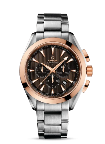 Omega - 231.20.44.50.06.002 Seamaster Aqua Terra 150M Co-Axial 44 Chronograph Stainless Steel / Red Gold / Grey / Bracelet